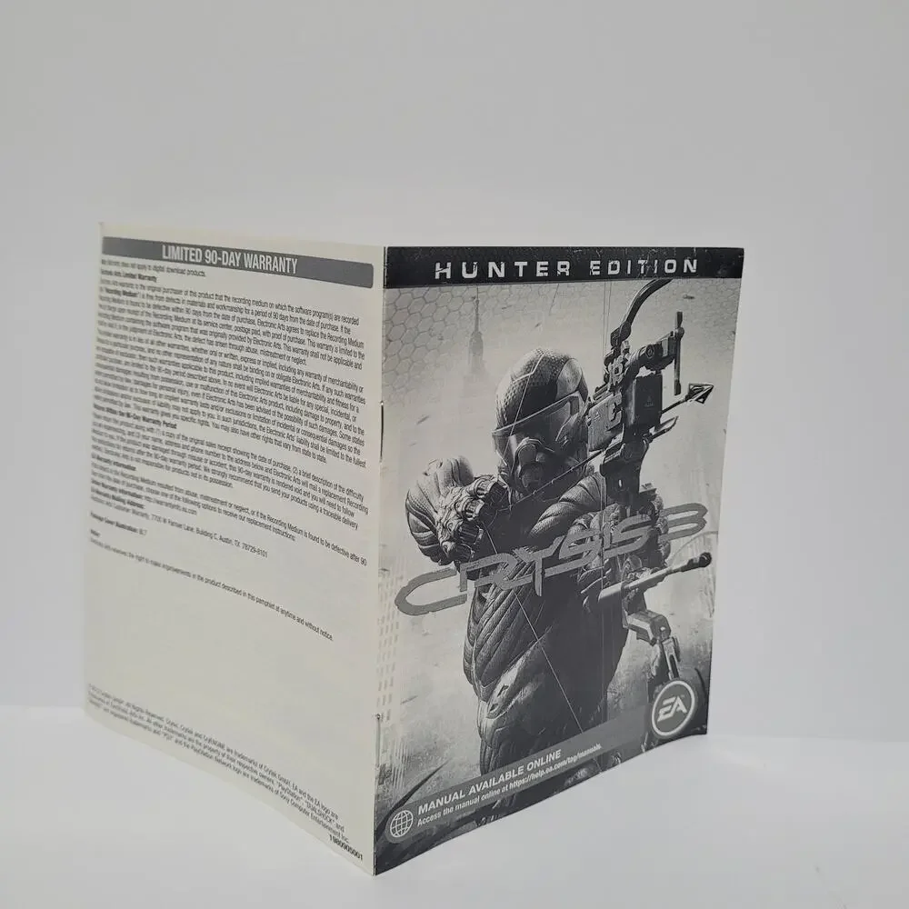 Crysis 3 Hunter Edition PS3 PlayStation 3 Game With Manual (2013)
